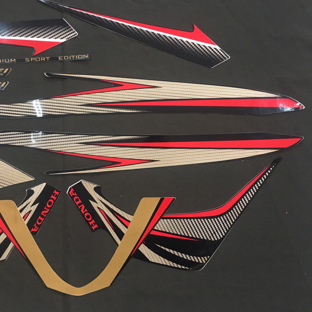 (MỚI VỀ) TEM DÁN XE MÁY, TEM 3 LỚP DÁN DÀN ÁO XE AIR BLADE ĐỜI 2011, AIR BLADE ĐẦU BÒ