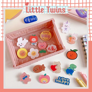 Ghim cài áo dễ thương, cài balo hoạt hình loại to kích thước 6cm
