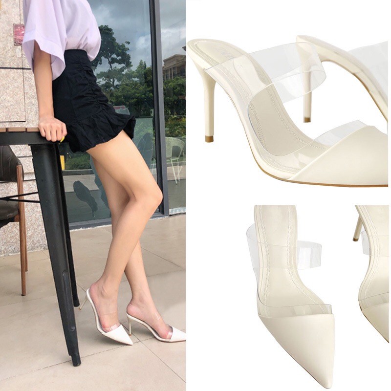 GIÀY SLINGBACK QUAI TRONG GÓT NHỌN 7CM (G41)