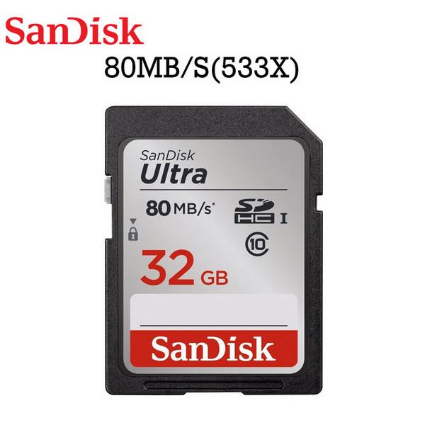 Mới Thẻ Nhớ Sandisk Ultra Sdhc 32gb Class 10 80mbps