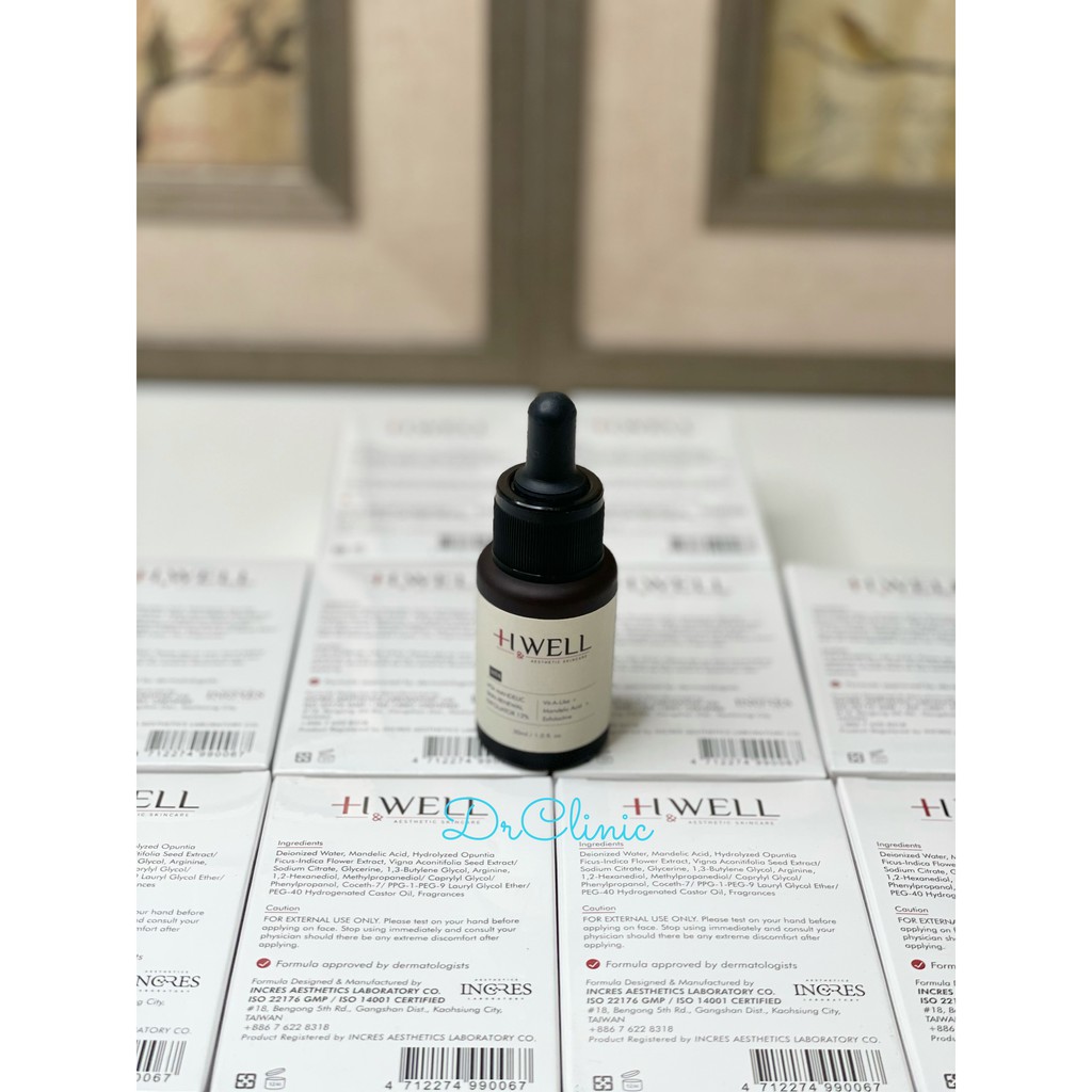 SERUM DƯỠNG TRẮNG DA HWELL - VITA Mandelic Skin-Renewal Exfoliator 12%