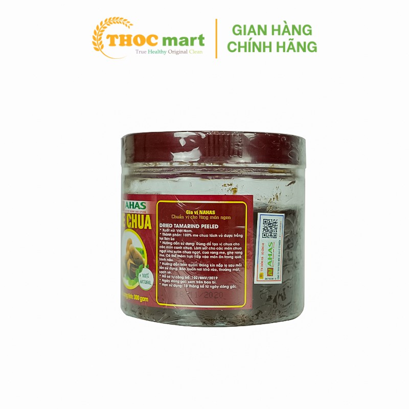 [ THOCmart.vn ] Me chua Nahas 100% tự nhiên chuẩn vị cho từng món ngon hộp 300g