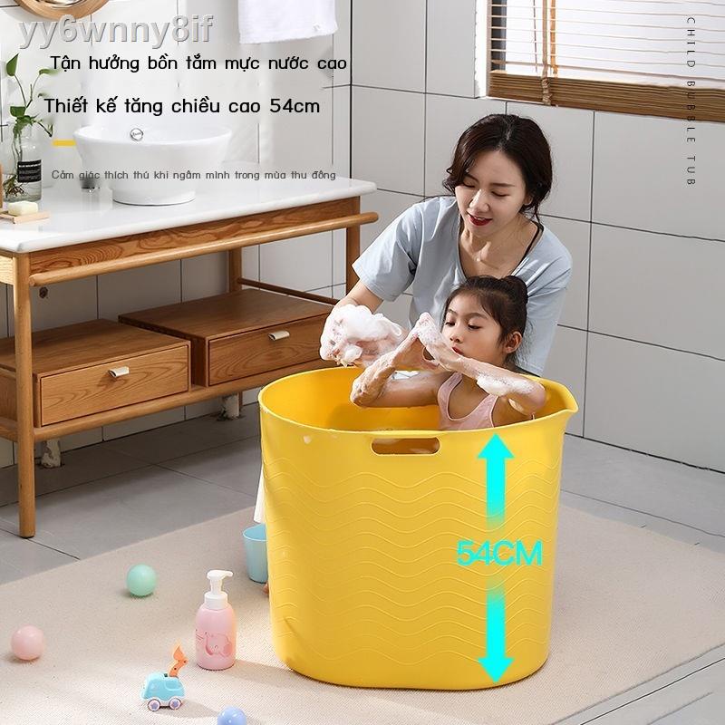 yy6wnny8ifXô tắm trẻ em xô cách nhiệt cho bé chậu di động dày dặn có thể ngồi trong