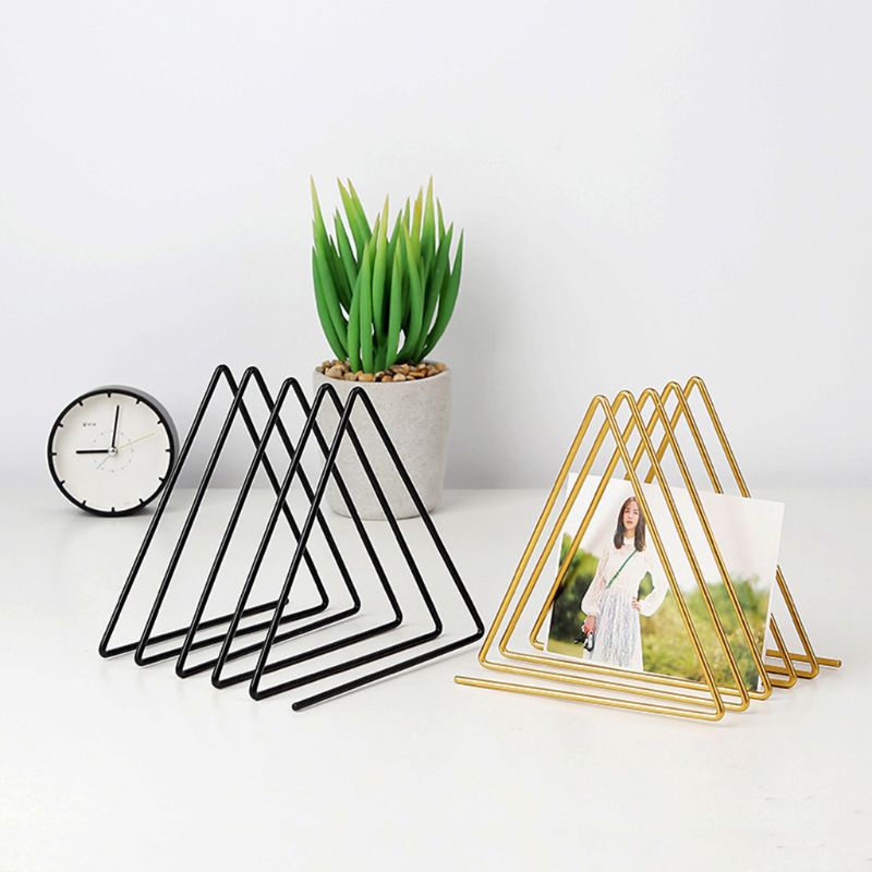 Giá Đỡ Sách Hình Tam Giác Thiết Kế Đơn Giản Phong Cách Bắc Âu
