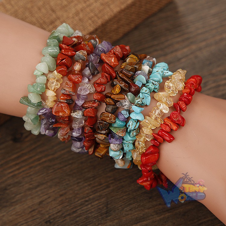 Vòng Tay Đá Thanh Tẩy Colorful stones Đủ Loại Đá