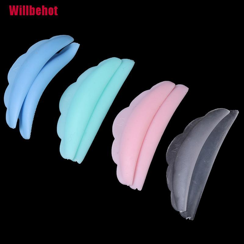 (Hàng Mới Về) Bộ 10 Miếng Silicone Hỗ Trợ Uốn Cong Lông Mi Dễ Thương