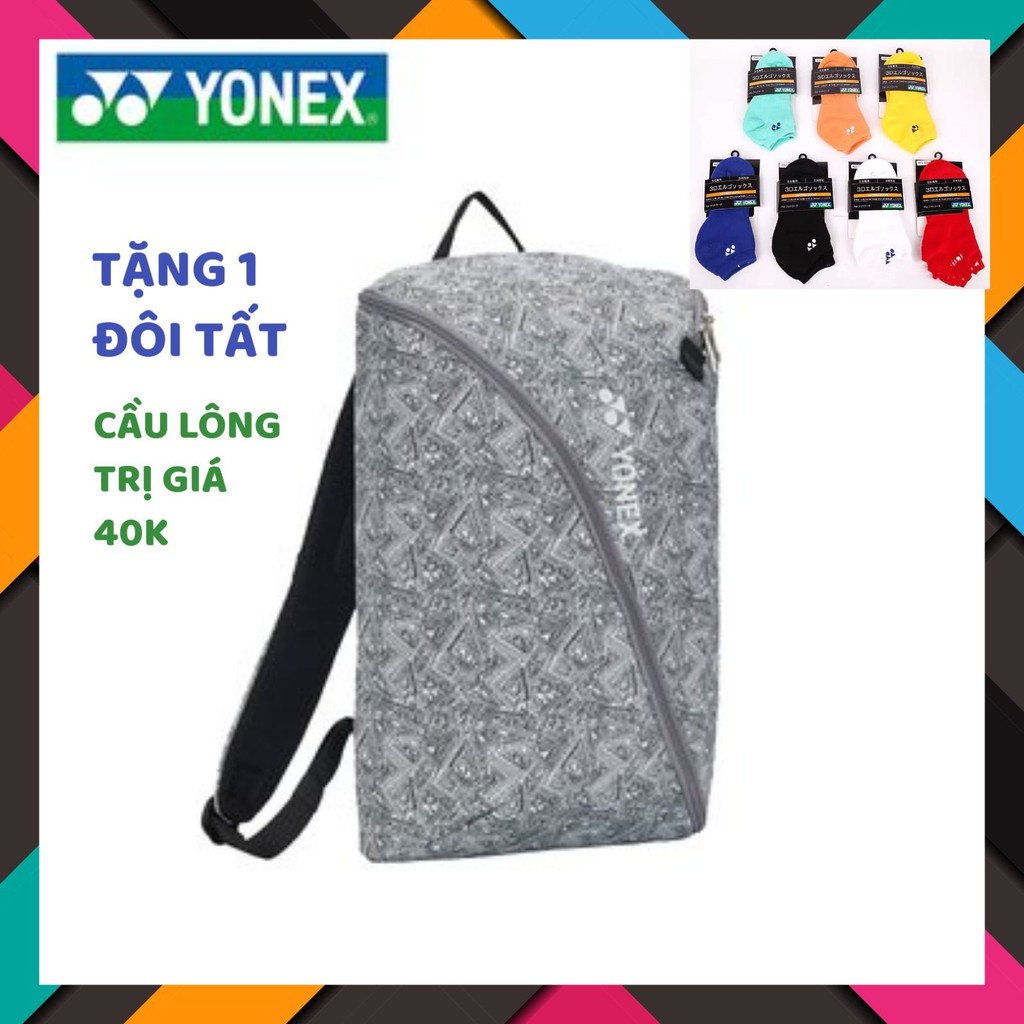 1 Balo thể thao Yonex BAG914CR Ghi chuyên dụng cầu lông, nhỏ gọn, tiện lợi, nhiều ngăn, mẫu mã đa dạng 3