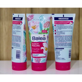 Sữa tắm kiêm tẩy da chết Balea