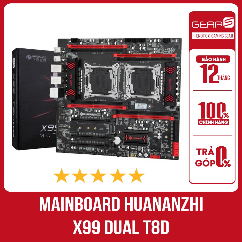 Bo mạch chủ Mainboard Huananzhi X99 Dual T8D - Bảo hành 12 Tháng