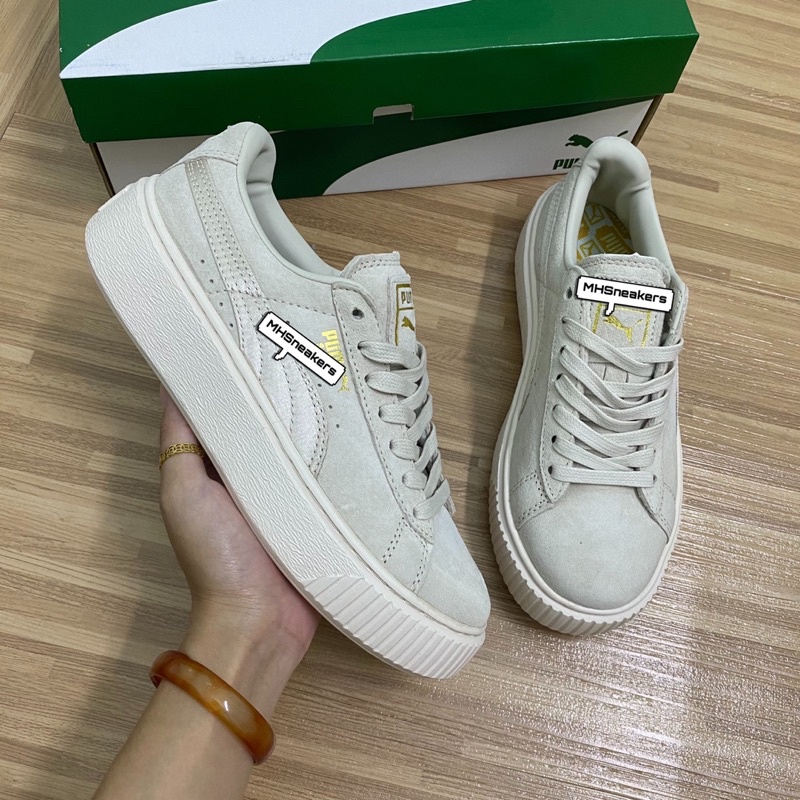 [MHSneakers] Giày thể thao 𝐏𝐮𝐦𝐚 thời trang nữ, sneaker da lộn cao cấp (bản Trung+full hộp)