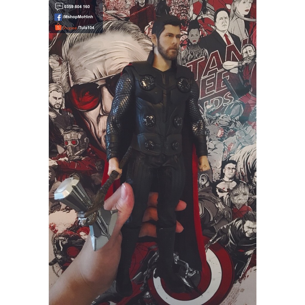 Mô hình tượng Thor Avenger infinity war Crazy toy, Empire toy