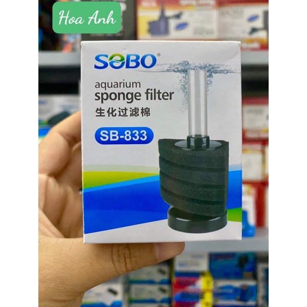 Lọc Sủi Vi Sinh Mini Dạng Góc SB-833 /933- Lọc Sủi Vi Sinh Mini Sobo