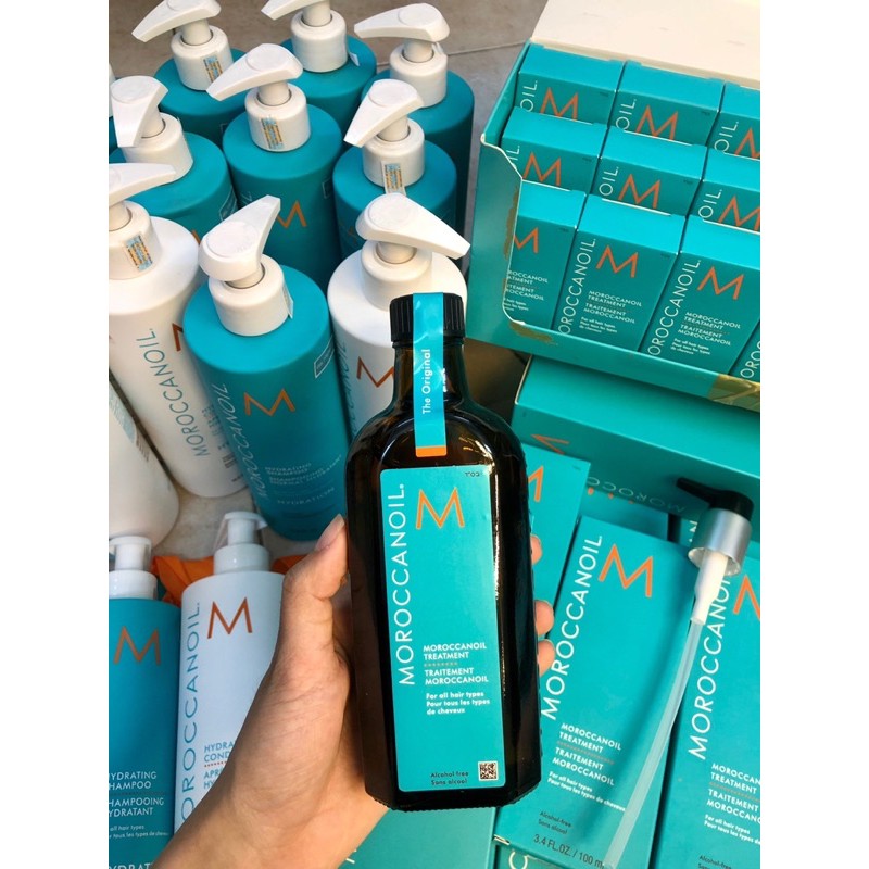 Tinh dầu dưỡng phục hồi tóc hư tổn khô xơ Moroccanoil Treatment Oil 200ml