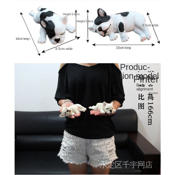 Chú Chó Bull Pháp Dễ Thương Dùng Trang Trí Xe Hơi