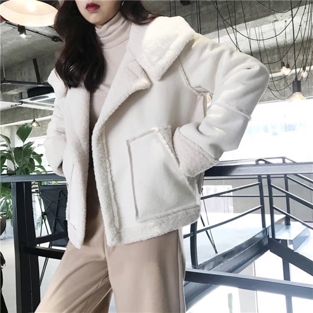 Áo khoác lót lông cực xinh