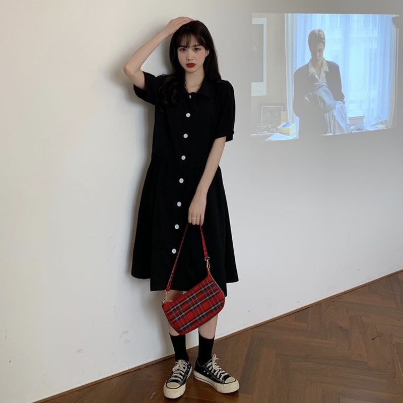 Đầm Polo dáng rộng thiết kế mới thời trang mùa hè theo phong cách hàn quốc cho nữ