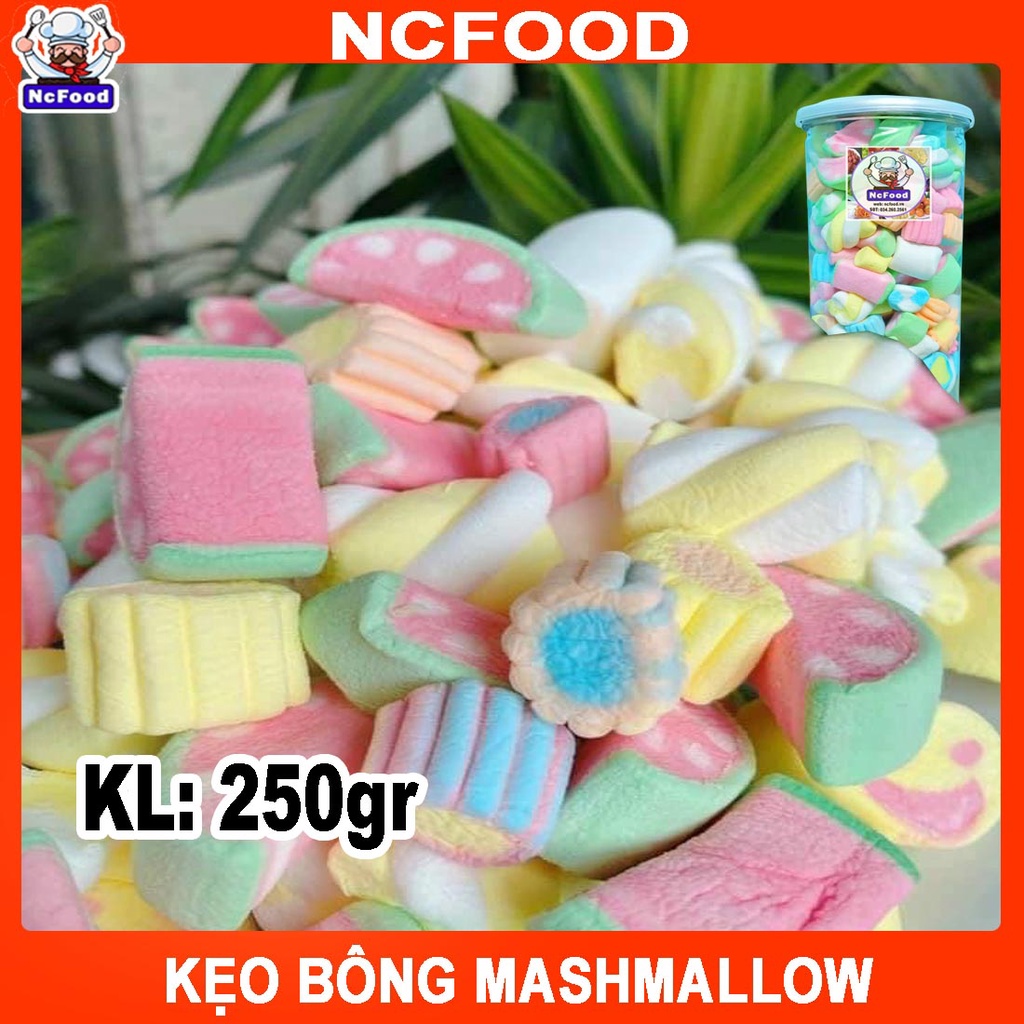 500g Kẹo Bông Mashmallow Mix Vị (NCFOOD)