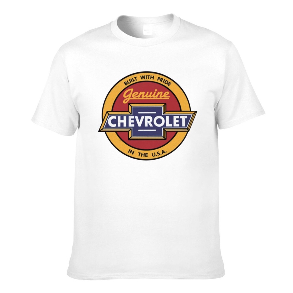 Áo thun nam họa tiết Cotton ô tô Chevy Chevrolet Chevy
