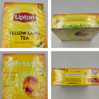 Trà lipton hàng indo hộp 100 túi lọc 1 túi lọc 2g trà