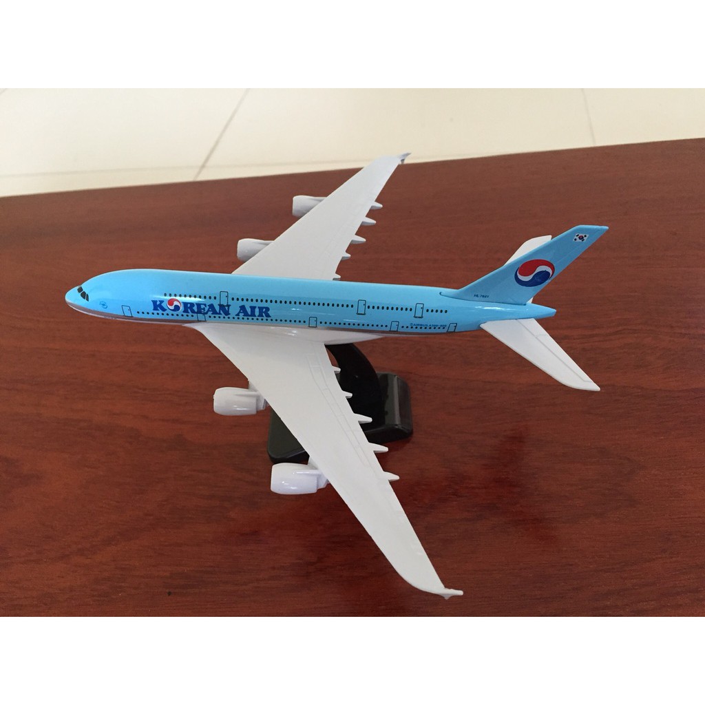 Mô hình máy bay A380 Korean Air 20cm