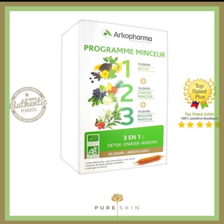 Thải độc giảm cân 1.2.3 Arkopharma Pháp