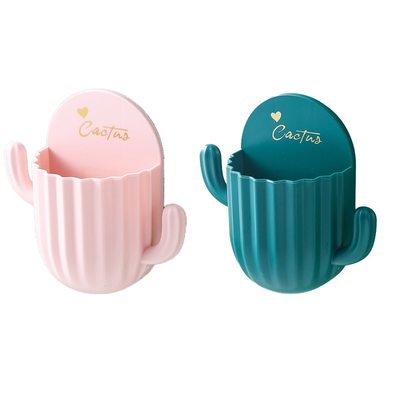 Giá đỡ điện thoại,để cọ trang điểm kệ remote dán tường kiểu dáng độc đáo size lớn Mã RM3