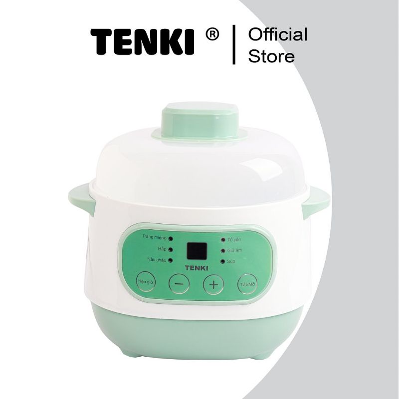 Nồi Nấu Cháo Chậm Cho Bé Ăn Dặm TENKI TI-1588, Nồi Nấu Chậm, Nồi Hầm Cách