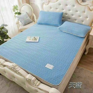 Chiếu Điều Hoà Cao Su Non 3D Tencel Latex loại 1 Nhập khẩu Sheen bedding ( tặng 2 vỏ gối)