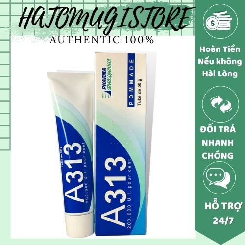 Kem A313 Pommade Retinol 50g Pháp / Kem A313 giảm mụn, xóa mờ vết thâm, giảm vết nhăn và trẻ hóa da hiệu quả