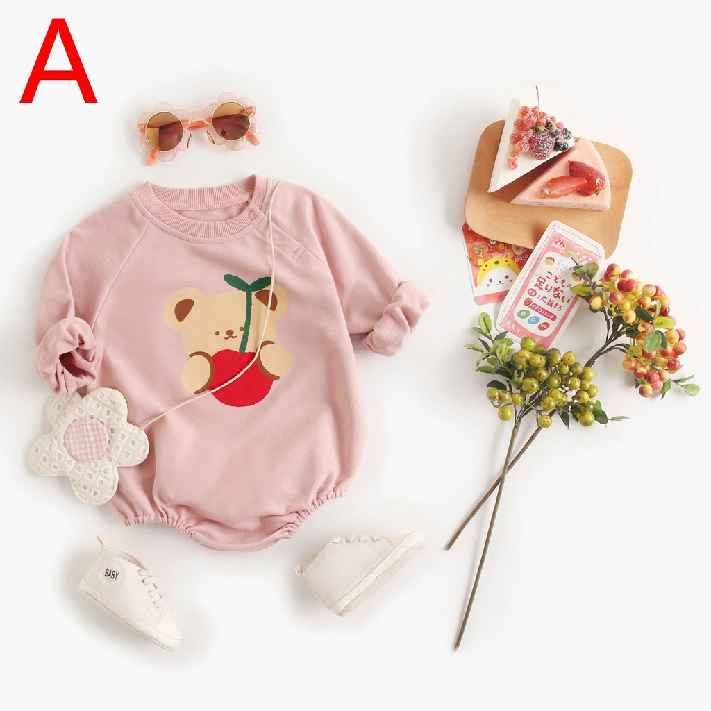 Áo Liền Quần Sanlutoz Họa Tiết Hoạt Hình Thời Trang Cho Trẻ Sơ Sinh