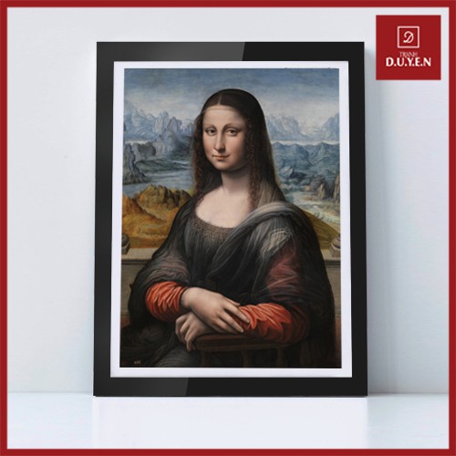 Tranh decor treo tường phòng ngủ hình nàng Mona Lisa TD27