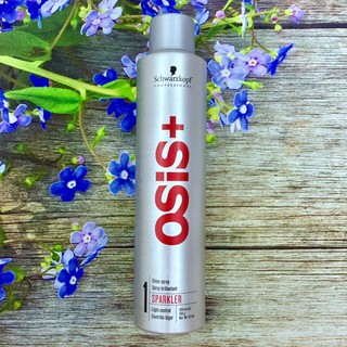 Keo xịt bóng tóc Schwarzkopf OSiS 1+Sparkler Shine Spray 300ml