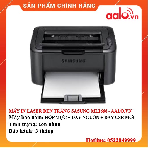 MÁY IN LASER ĐEN TRẮNG SASUNG ML1666 ĐÃ QUA SỬ DỤNG - AALO.VN