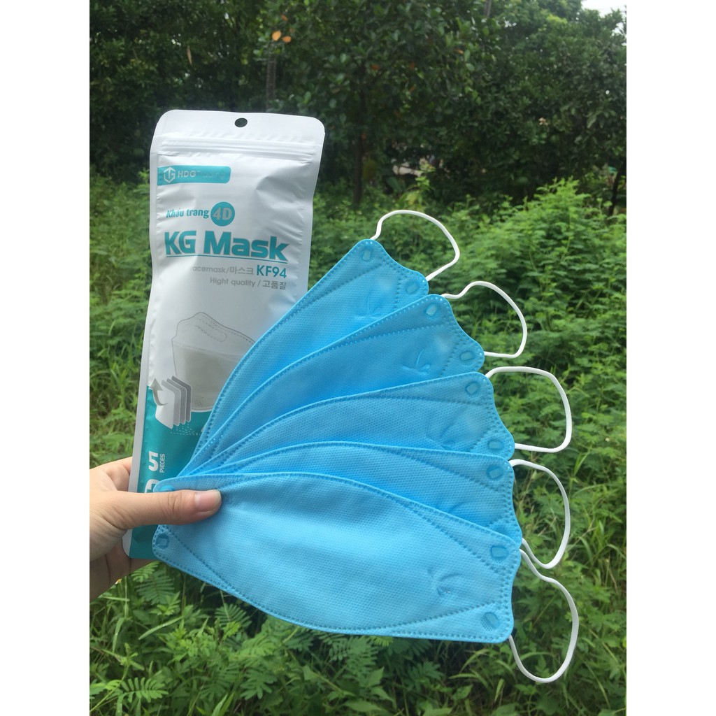 KHẨU TRANG 4D KG MASK KF94 XUẤT HÀN KHÁNG KHUẨN