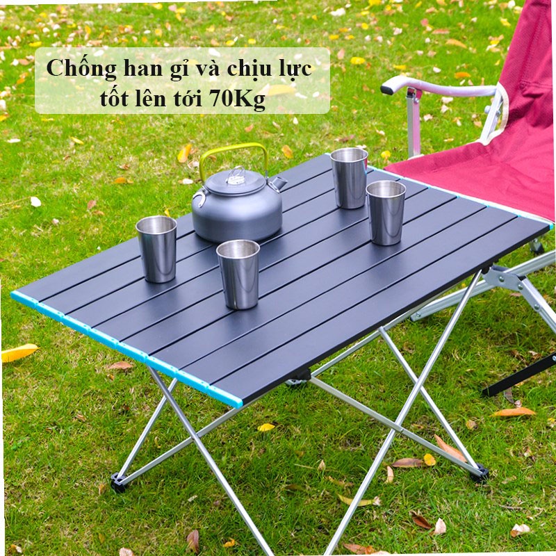 Bàn Xếp Gấp Gọn Dã Ngoại Du Lịch Cắm Trại, Bàn Gấp Gọn Gọn Nhẹ Tiện Lợi