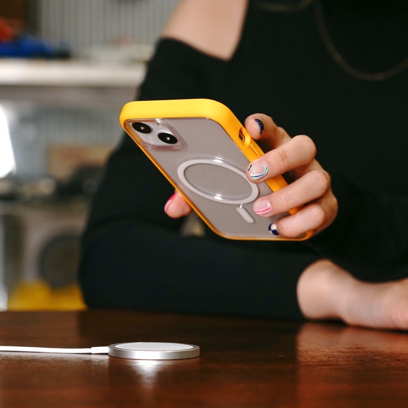 Series iPhone 12/ 13/ 14 | Tấm mặt lưng magsafe tháo rời RhinoShield vòng tròn từ tính dùng kèm ốp viền CrashGuard NX