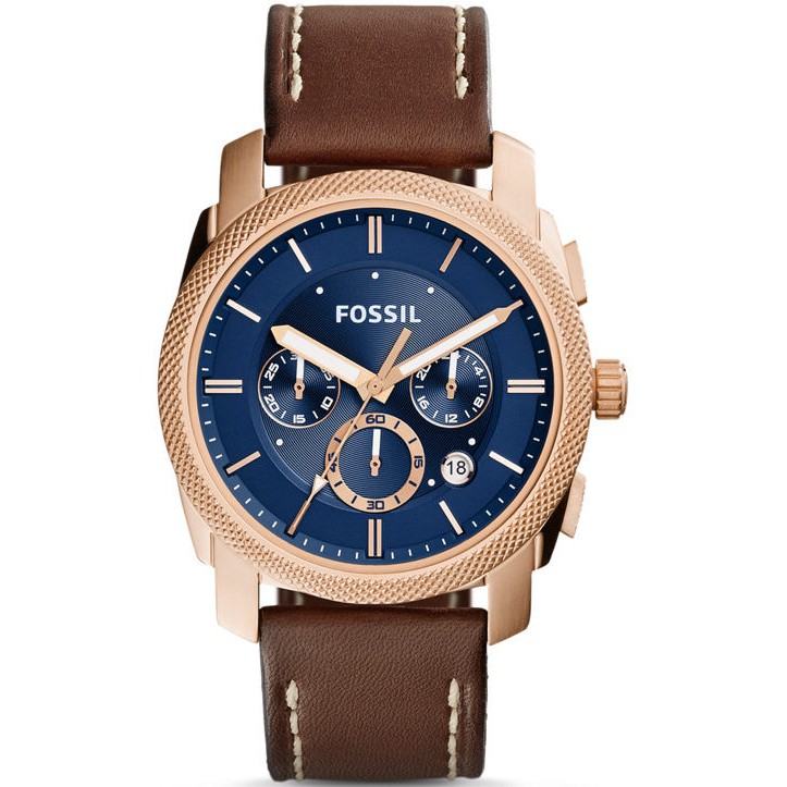 Đồng Hồ Nam Fossil Machine Chronograph Leather FS5073