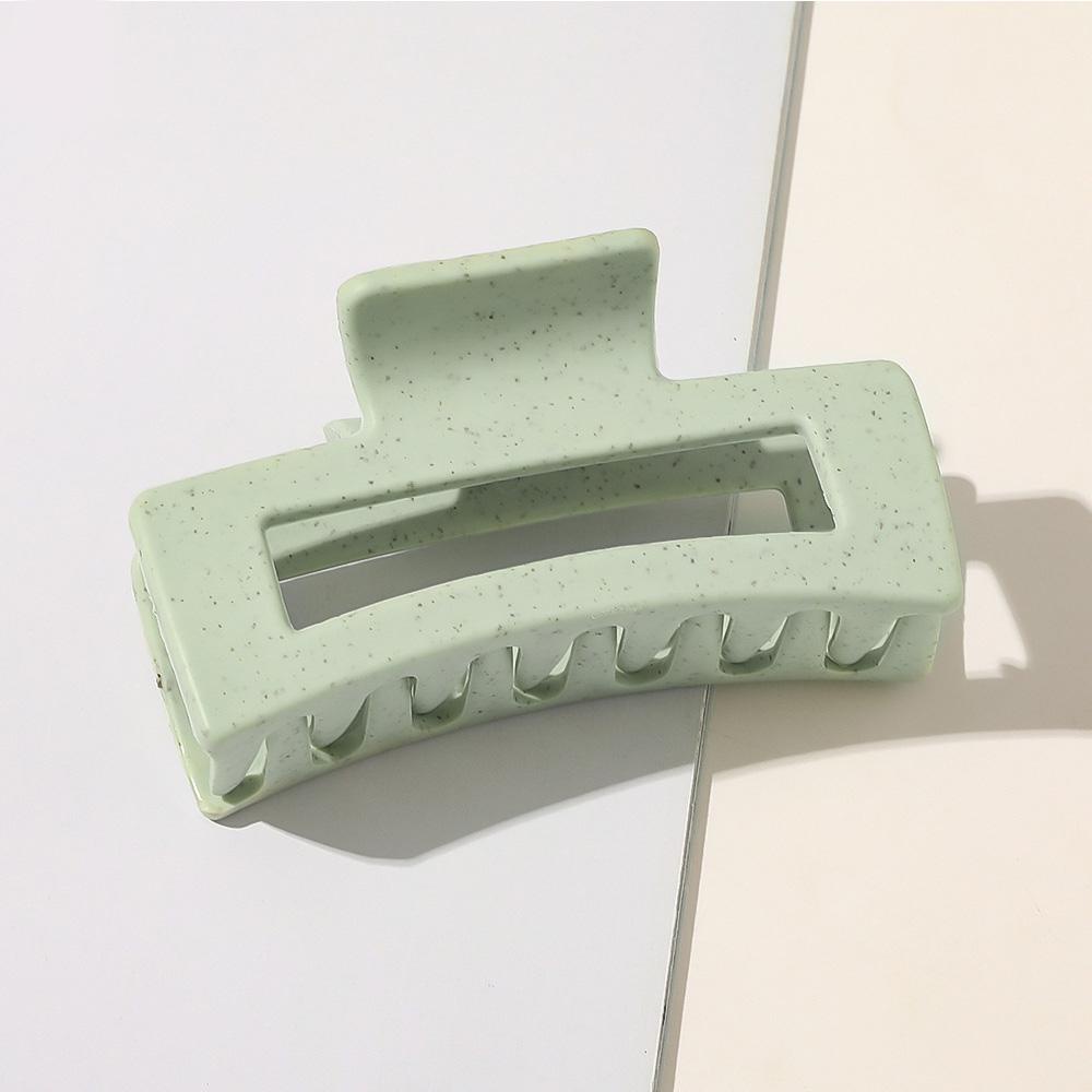 Kẹp Tóc Nhựa Acrylic Màu Trơn Hình Chữ Nhật Cỡ Lớn Tiện Dụng Khi Tắm