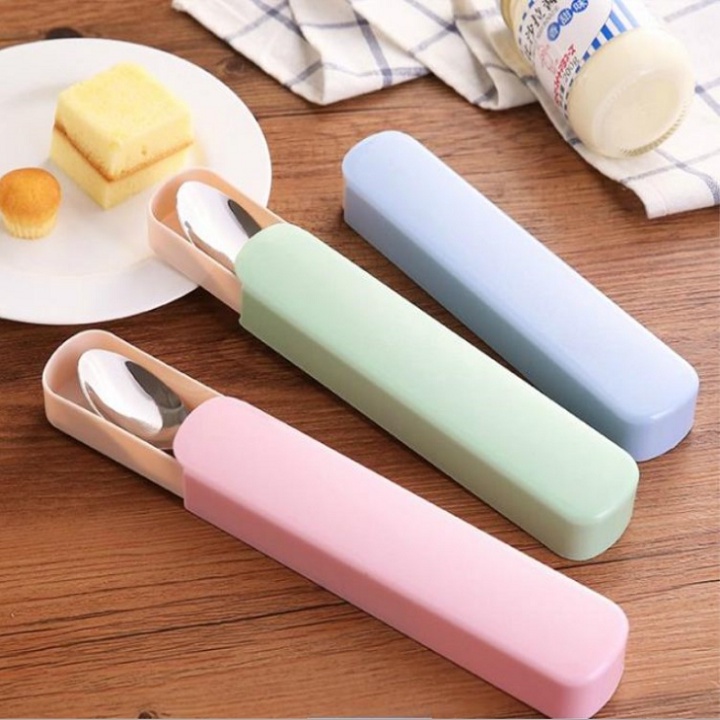 Bộ thìa đũa Inox kèm hộp đựng nhỏ gọn tiện lợi