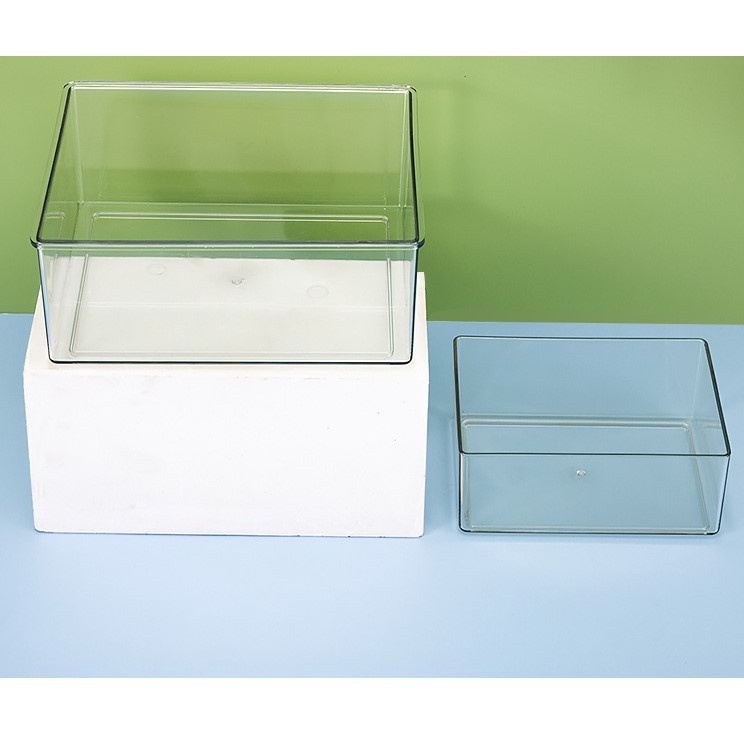 khay chữ nhật trong suốt đa năng cho hamster/ thỏ/ bọ/ nhím/ sóc,...