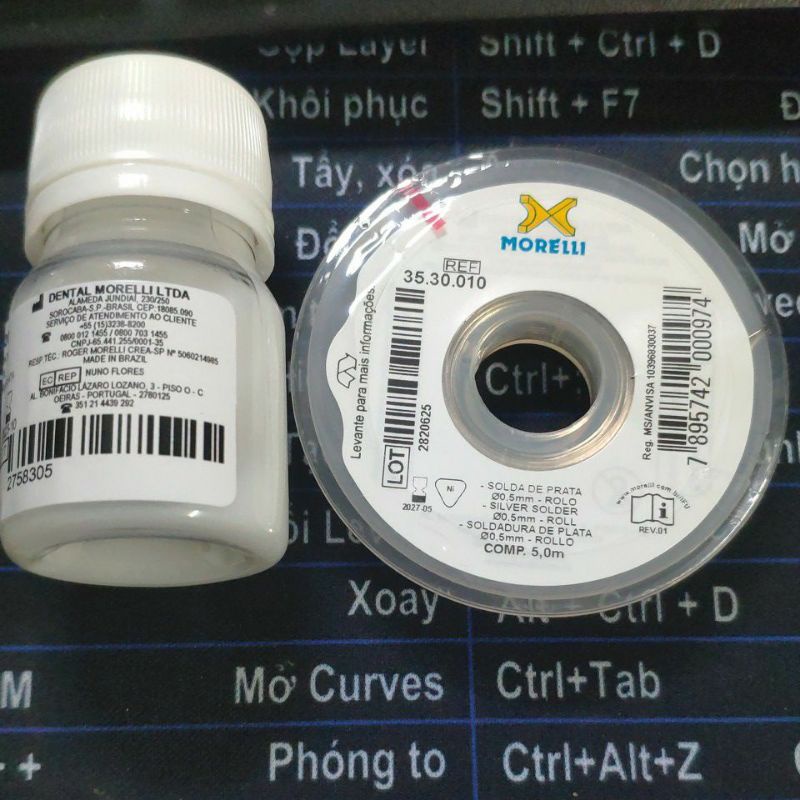 VẨY HÀN - CHẤT XÚC TÁC HÀM NONG NHANH THÁO LẮP LABO NHA KHOA