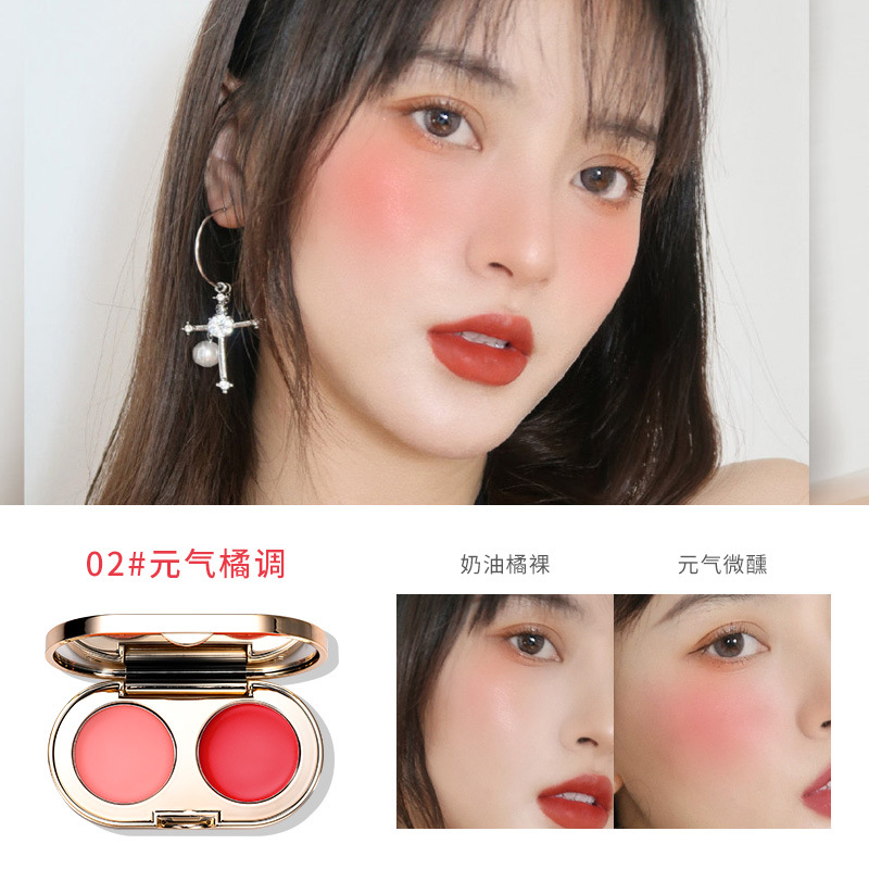 PHẤN MÁ HỒNG Xixi set 2 ô màu tự nhiên giá học sinh | BigBuy360 - bigbuy360.vn