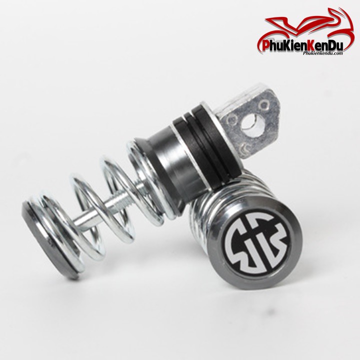 Gác chân lo xo xếp sau  Nhôm Đặc kiểu raider gắn wave, sirius, vario, exciter ab và nhiều dòng xe máy khác