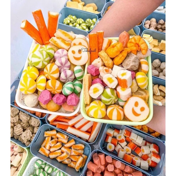 Lẻ viên chiên, thả lẩu gói nhỏ 200g giá ưu đãi