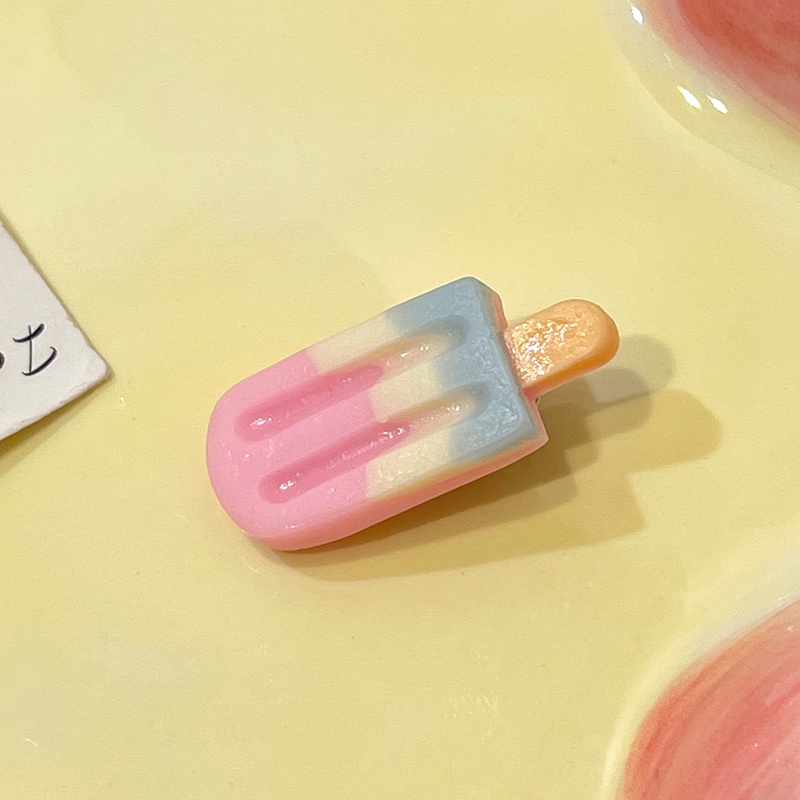 Kẹp Tóc Hình Que Kem Màu Kẹo Dễ Thương Phong Cách Nhật Bản