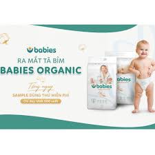 Tã Bỉm Dán/Quần Babies Organic an toàn cho bé S66/M56/L46/M54/L50/XL46/XXL40