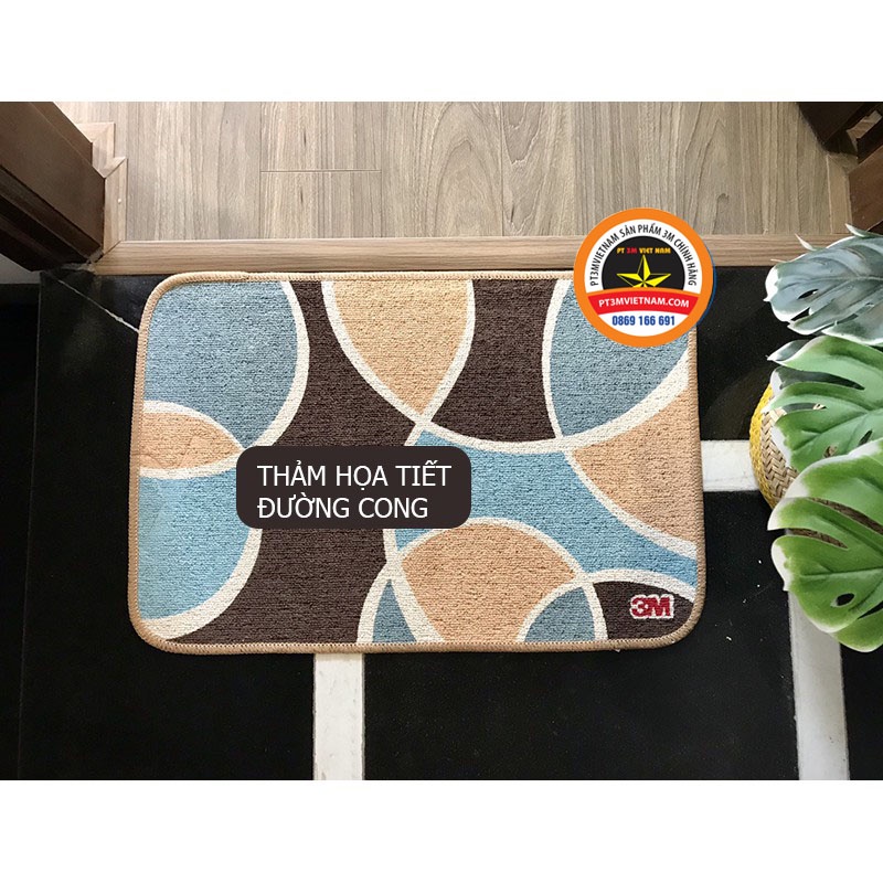 Thảm trang trí họa tiết 3M Scotch brite khổ 40cm X 60cm