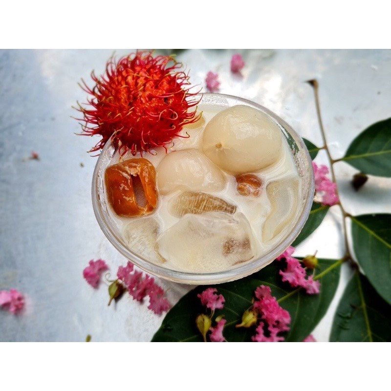 Chôm chôm chua chua ngọt ngọt giải khát thơm ngon, chai 500ml đặc sản Bến Tre