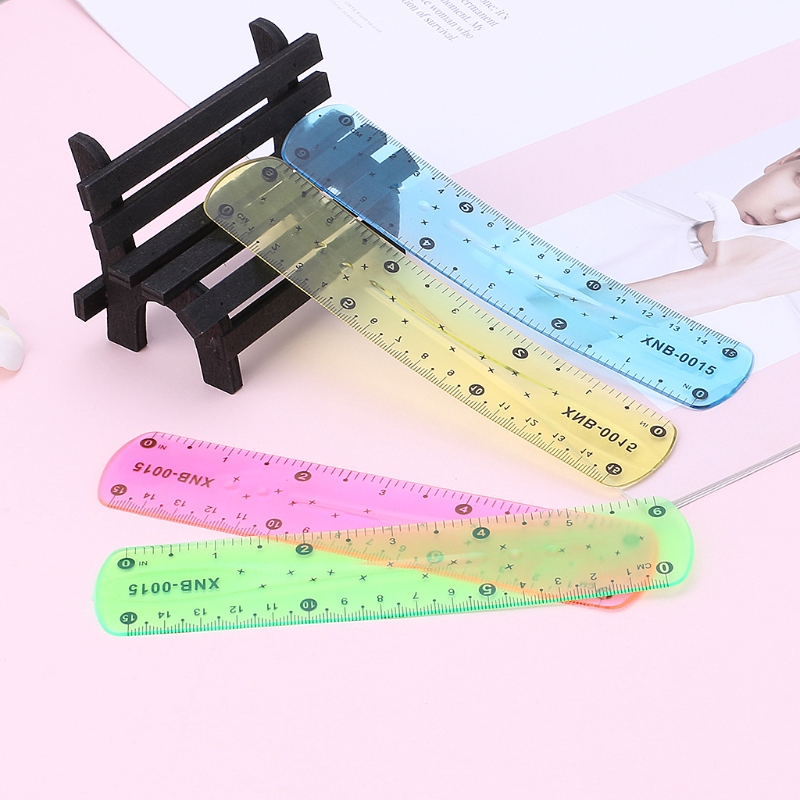 1 Thước Dẻo 15cm Nhiều Màu Sắc