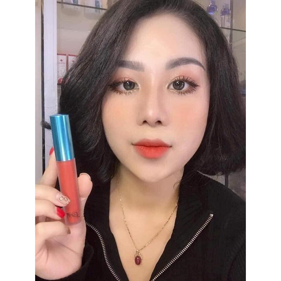 Son kem Bbia Last Velvet Lip Tint ver 1-Màu 04 cam đất pha chút hồng siêu đẹp